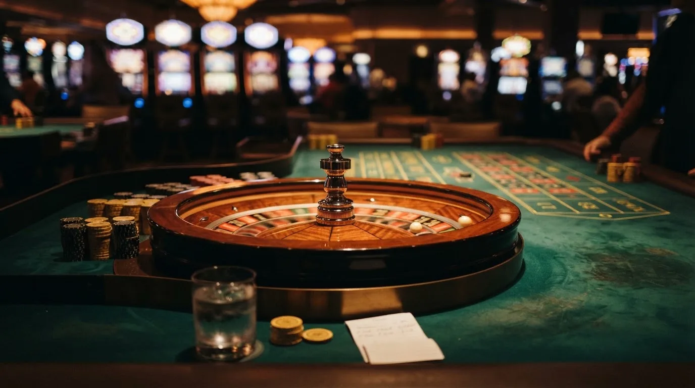 Una tabla comparativa con los bonos de bienvenida de varios casinos online españoles sobre un fondo azul oscuro